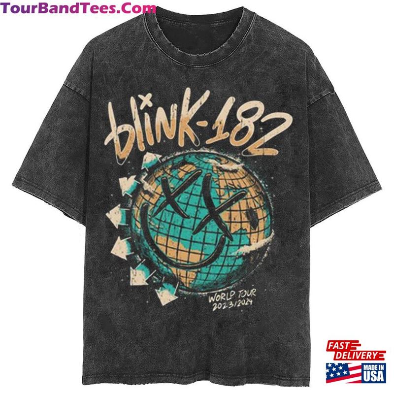 Blink Arrow Smiley T-Shirt World Tour Shirt Band Tee Classic Sweatshirt 29Uf164322 – Utopia Fashion