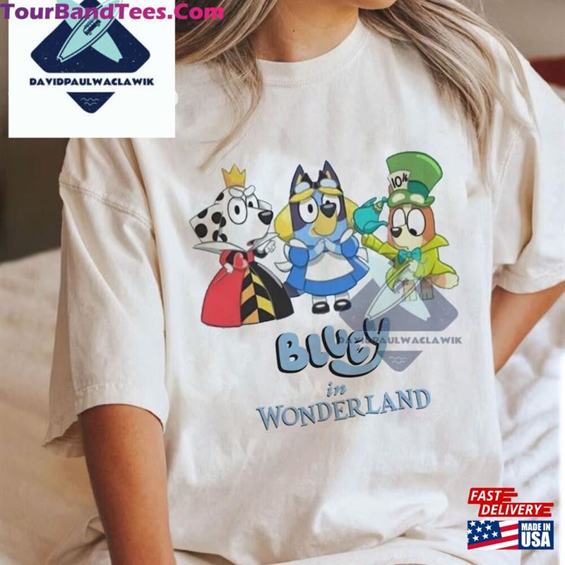 Bluey In Wonderland Shirt Bingo Play Sweatshirt Hoodie 29Uf147332 – Utopia Fashion