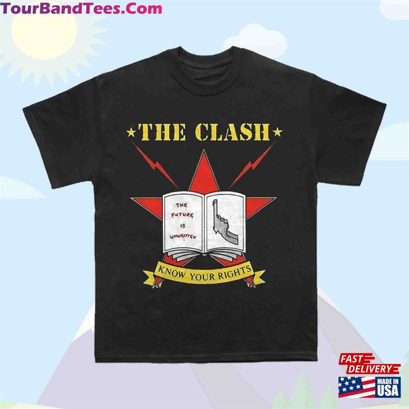 Book Star The Clash Logo T-Shirt Hoodie Sweatshirt 29Uf157354 – Utopia Fashion