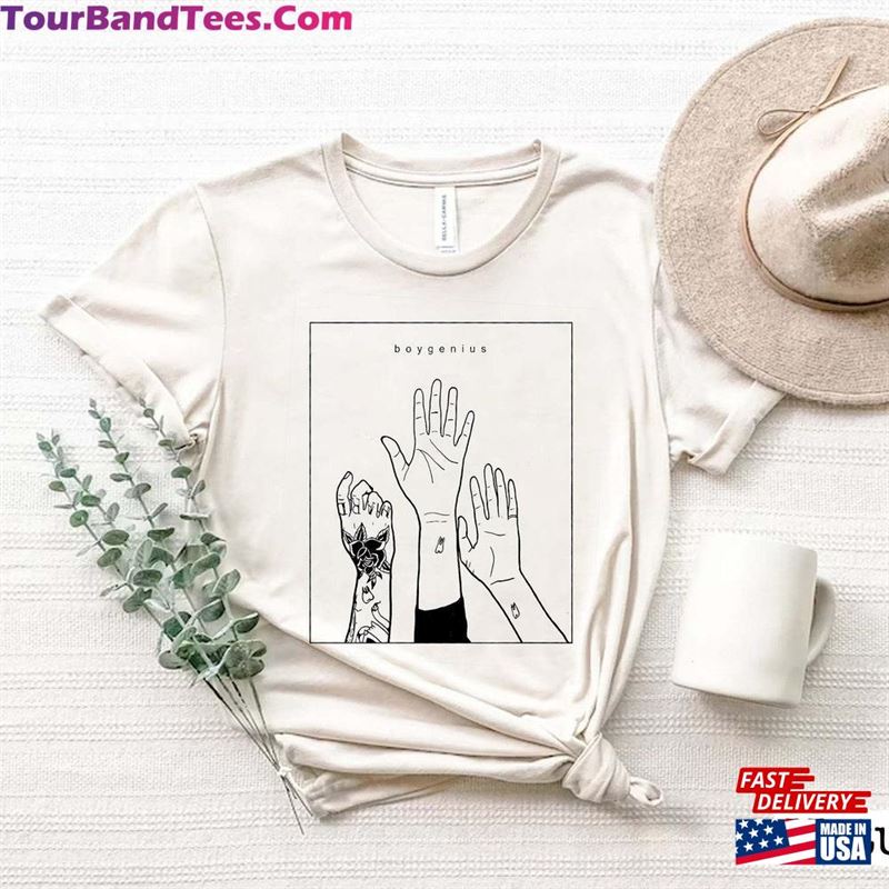 Boy Genius Line Art Band Shirt Tour Indie Rock Music Merch Hoodie Classic 29Uf164064 – Utopia Fashion