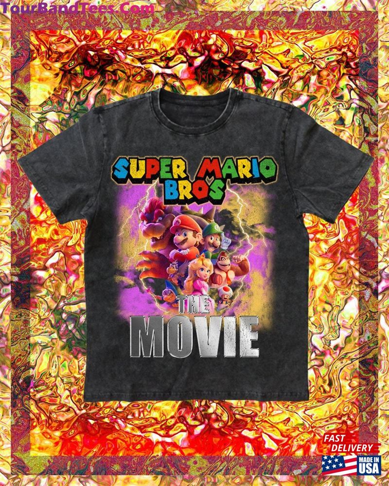 Brand New Vintage Mario Bros Movie 90S Rap Bootleg Style Shirt T-Shirt Sweatshirt 29Uf152474 – Utopia Fashion