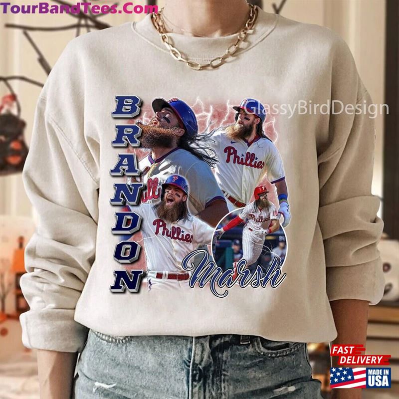 Brandon Marsh T-Shirt Vintage Sweatshirt Baseball Shirt Hoodie 29Uf152122 – Utopia Fashion