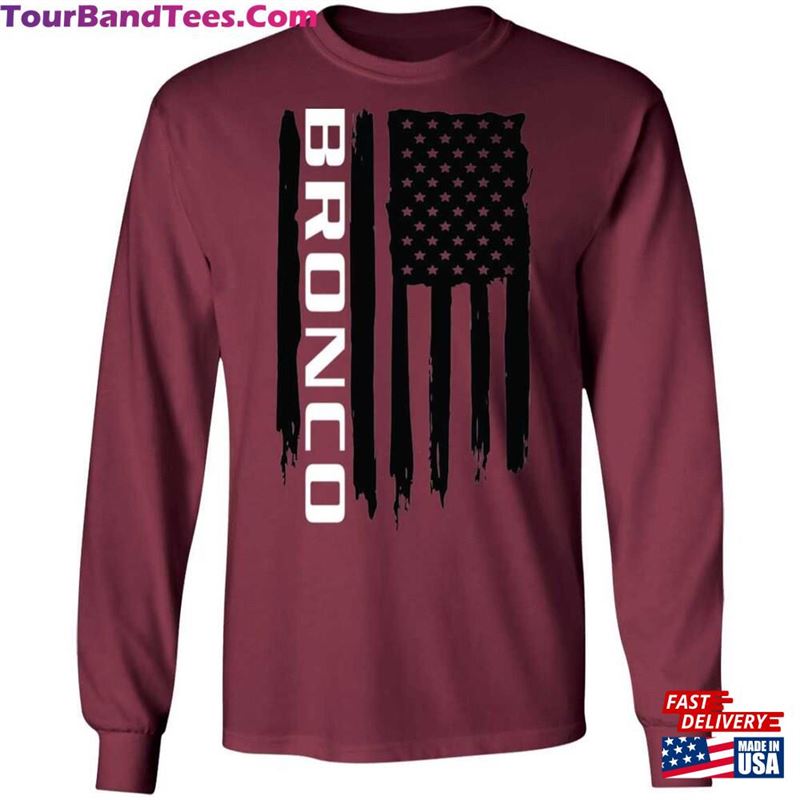 Bronco American Flag T-Shirt Sweatshirt 29Uf152575 – Utopia Fashion