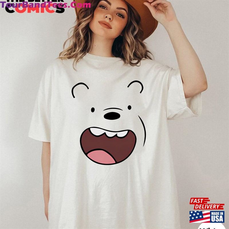 Brown Bear Face T-Shirt Happy Tee Graphic Gift Hoodie Cute Adorable Animal Sweatshirt Women Men Kids Gifts Classic 29Uf157501 – Utopia Fashion