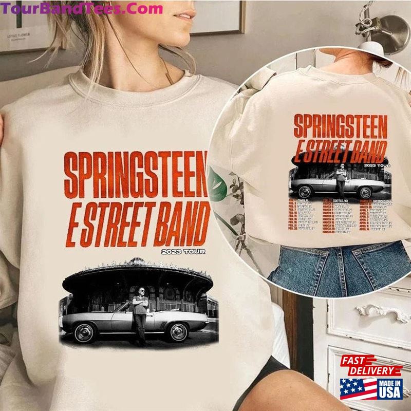 Bruce Springsteen And The E Street Band Tour Shirt Unisex Hoodie 29Uf164284 – Utopia Fashion