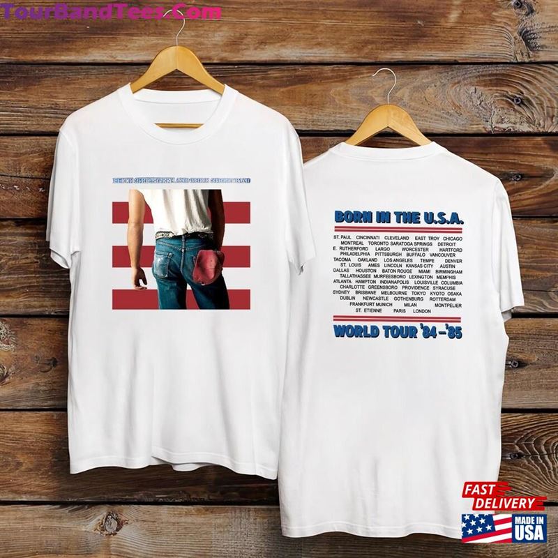 Bruce Springsteen Born In The Usa World Tour’84 Sweatshirt Unisex 29Uf147152 – Utopia Fashion