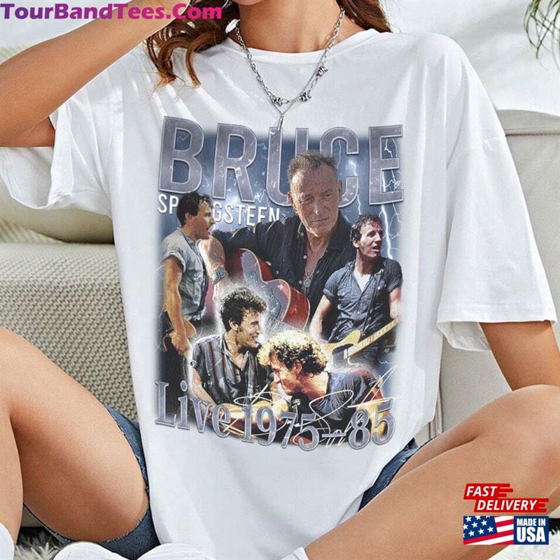 Bruce Springsteen Music Shirt Y2K 90S Merch Vintage Album Live Tour Bootleg Tee The Boss Hoodie Classic 29Uf163650 – Utopia Fashion