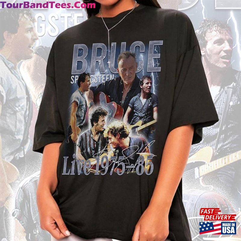 Bruce Springsteen Music Shirt Y2K 90S Merch Vintage Album Live Tour Bootleg Tee The Boss Hoodie Classic 29Uf163650 – Utopia Fashion