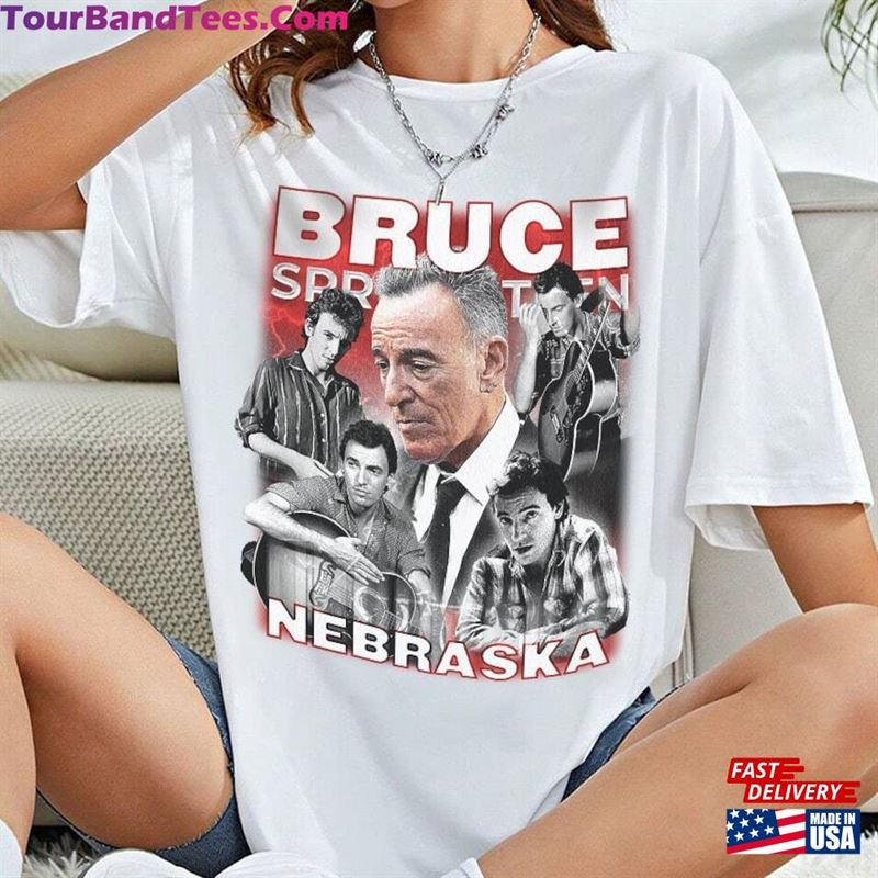 Bruce Springsteen Music Shirt Y2K 90S Merch Vintage Album Nebraska Tour Bootleg Tee Sweatshirt Classic T-Shirt 29Uf163676 – Utopia Fashion