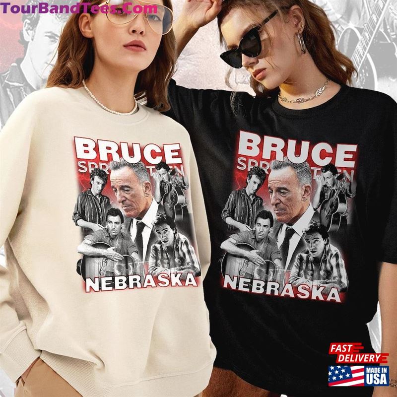 Bruce Springsteen Music Shirt Y2K 90S Merch Vintage Album Nebraska Tour Bootleg Tee Sweatshirt Classic T-Shirt 29Uf163676 – Utopia Fashion