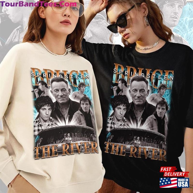 Bruce Springsteen Music Shirt Y2K 90S Merch Vintage Album The River Tour Bootleg Tee Sweatshirt T-Shirt Unisex 29Uf163626 – Utopia Fashion