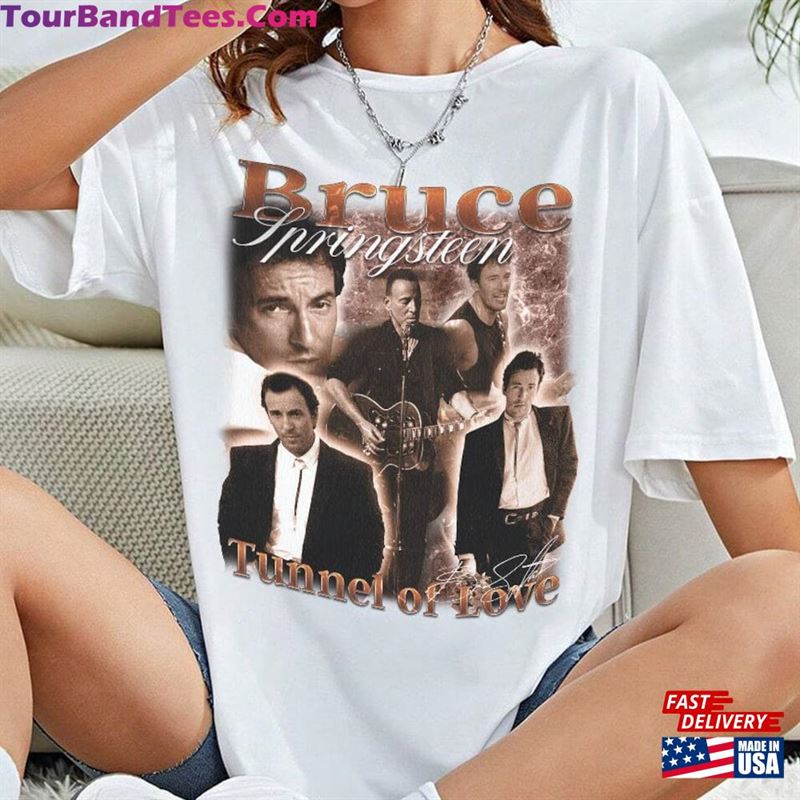 Bruce Springsteen Music Shirt Y2K 90S Merch Vintage Album Tunnel Of Love Tour Bootleg Tee Sweatshirt T-Shirt 29Uf163597 – Utopia Fashion