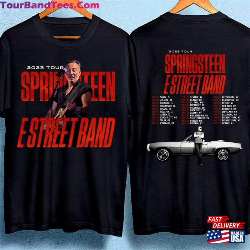 Bruce Springsteen The E Street Band Tour T-Shirt Music Singer Classic 29Uf163366 – Utopia Fashion