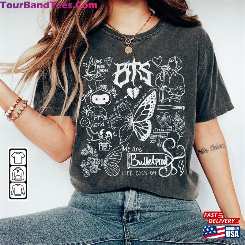 Bts Doodle Art Shirt Vintage Album Lyrics Tattoo Sweatshirt Hoodie Unisex 29Uf163501 – Utopia Fashion