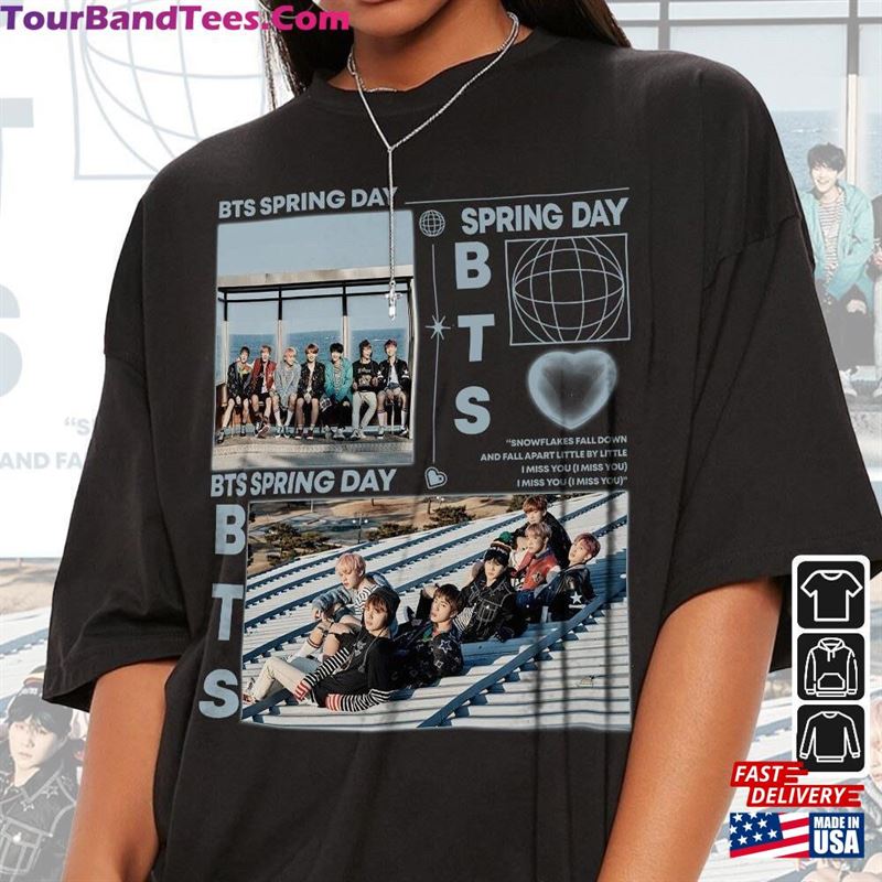 Bts Kpop Shirt Spring Day Hoodie V1 Jin Suga J Hope Rm Jimin V Jungkook Tee Classic 29Uf163998 – Utopia Fashion