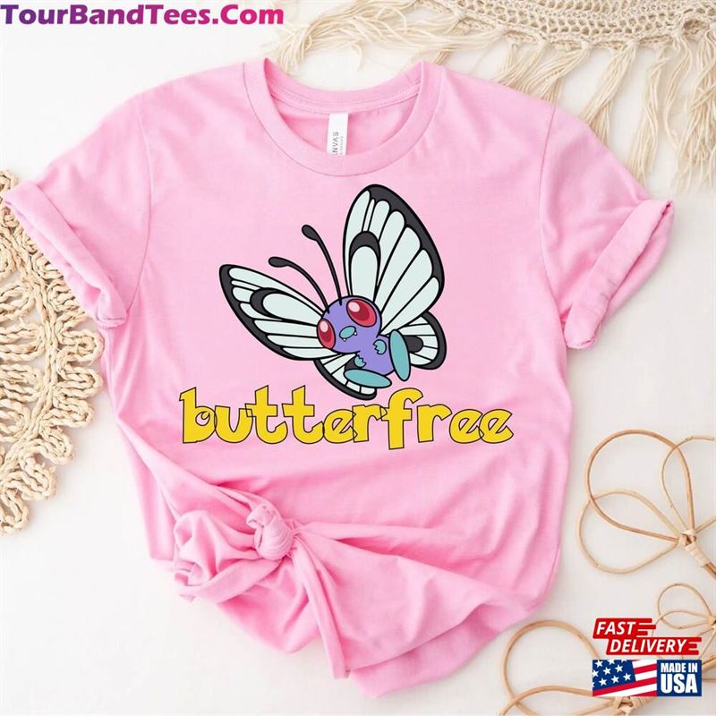 Butterfree Shirt Pokemon Cartoon T-Shirt Classic 29Uf164172 – Utopia Fashion