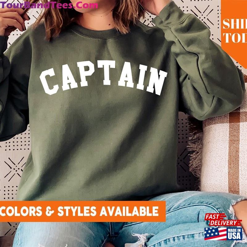 Captain Sweatshirt Boat Crewneck Ship Gift For Father’S Day New Idea Hoodie 29Uf157263 – Utopia Fashion