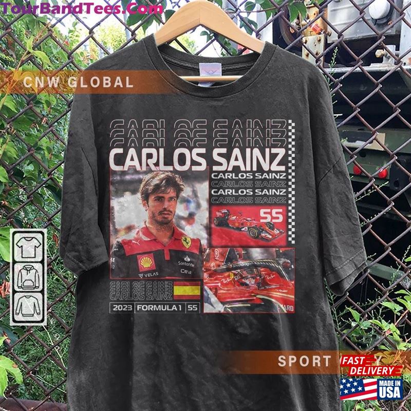 Carlos Sainz Sport Shirt K1 Racing 90S Vintage Sweatshirt Classic 29Uf147306 – Utopia Fashion