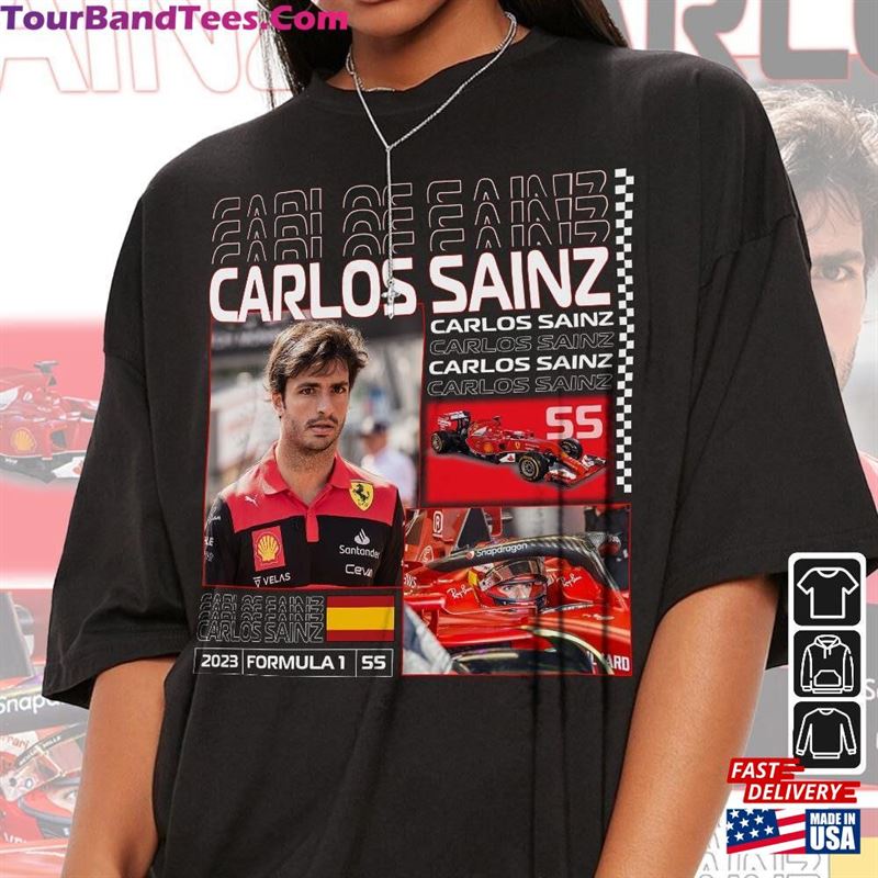 Carlos Sainz Sport Shirt K1 Racing 90S Vintage Sweatshirt Classic 29Uf147306 – Utopia Fashion