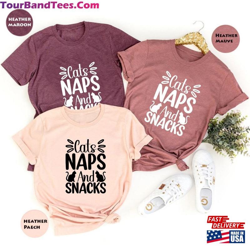 Cats Naps And Snacks Shirt Cat Sweatshirt Unisex 29Uf147498 – Utopia Fashion