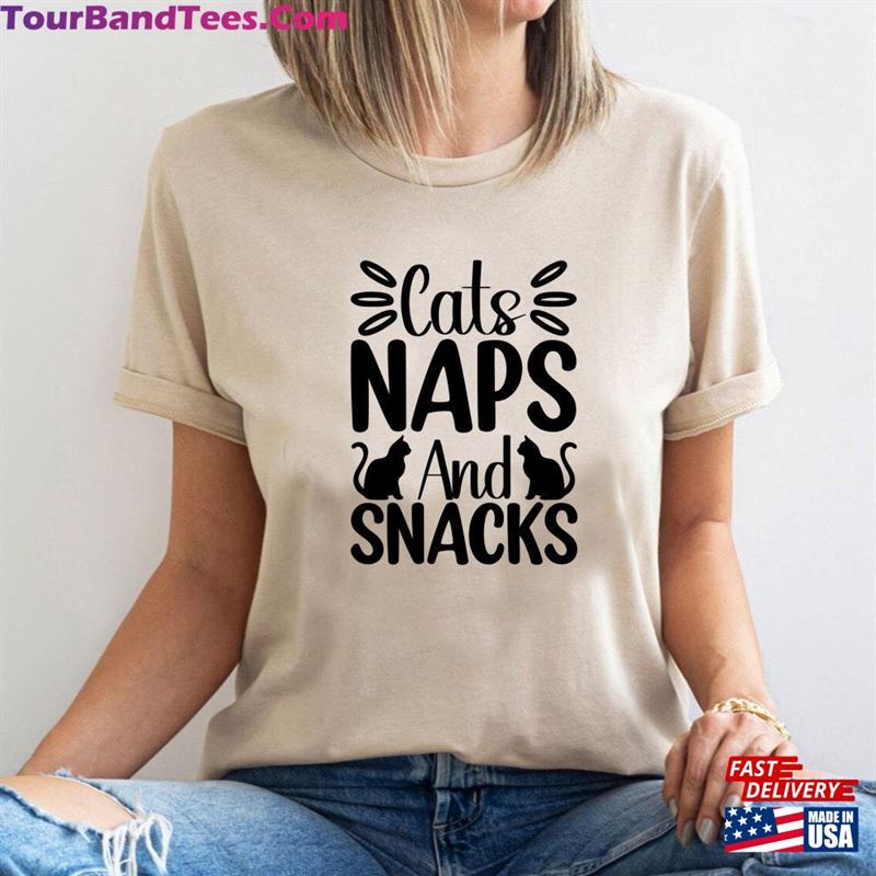 Cats Naps And Snacks Shirt Cat Sweatshirt Unisex 29Uf147498 – Utopia Fashion