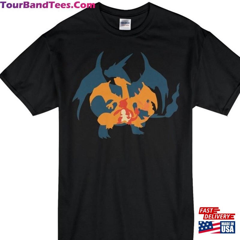 Charizard Evolution Unisex T-Shirt Gift For Anime Fans Sweatshirt 29Uf142403 – Utopia Fashion