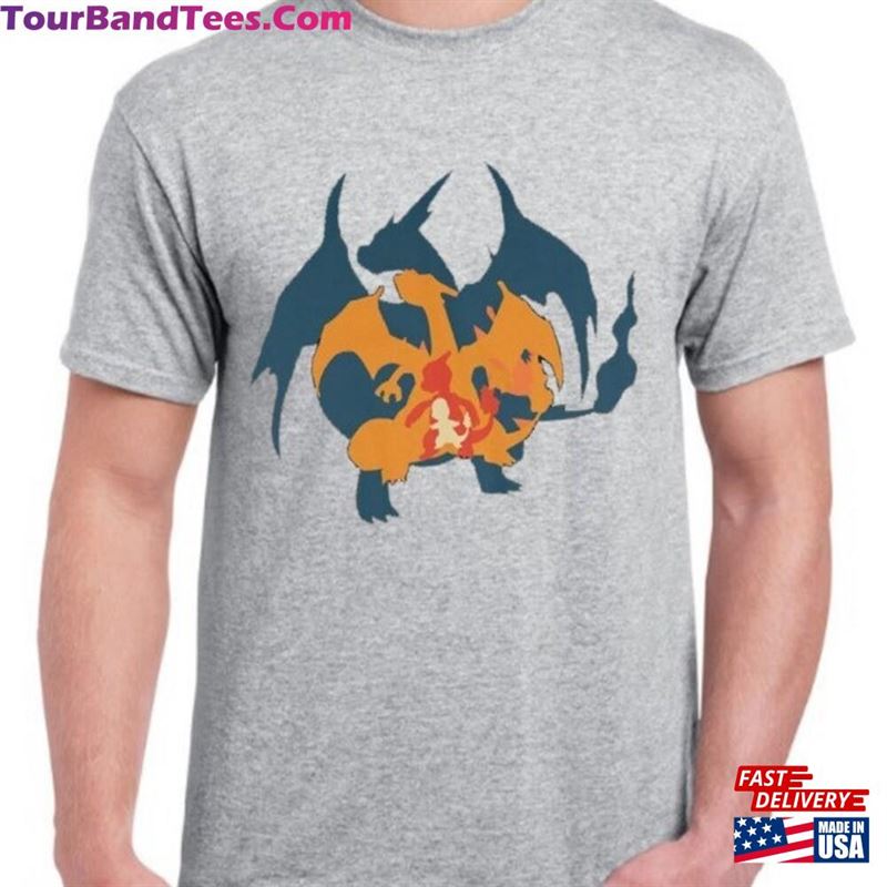 Charizard Evolution Unisex T-Shirt Gift For Anime Fans Sweatshirt 29Uf142403 – Utopia Fashion