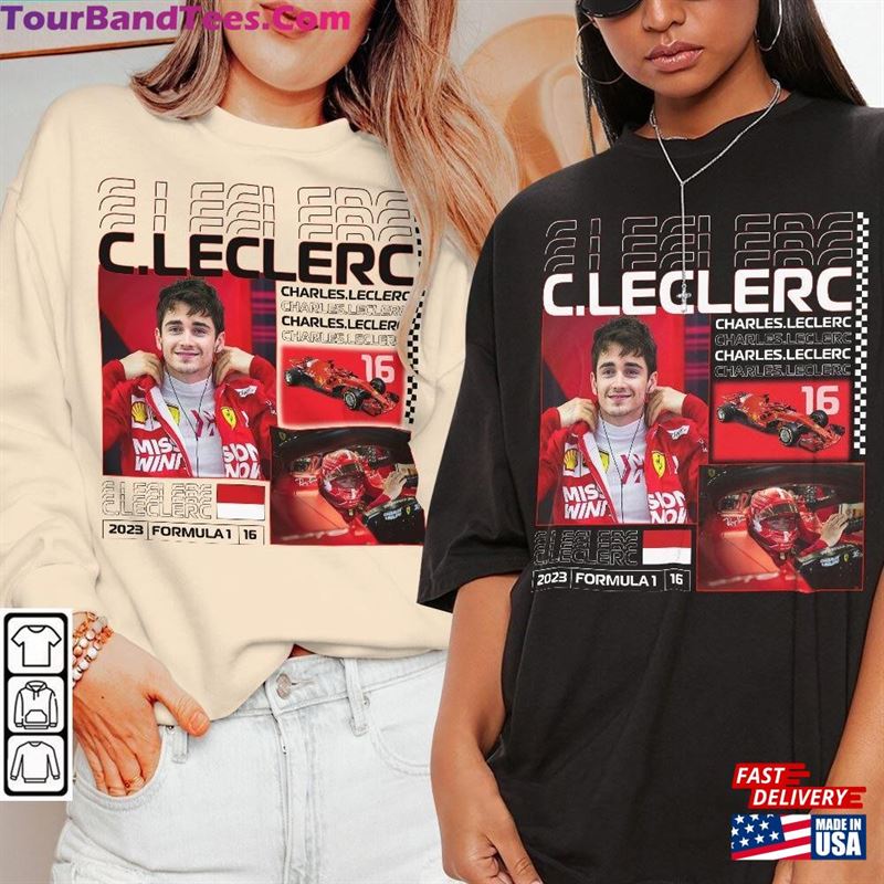 Charles Leclerc Sport Shirt K1 Racing 90S Vintage Sweatshirt T-Shirt Unisex 29Uf147262 – Utopia Fashion