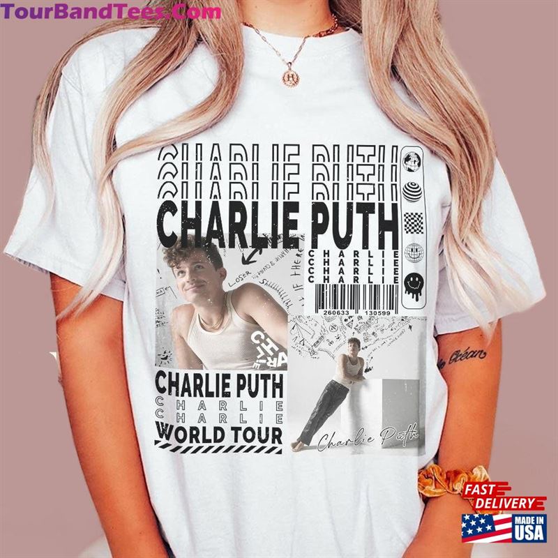 Charlie Puth Music Shirt Sweatshirt Y2K Merch Vintage 90S Live Experience Tour Tickets Album Graphic Hoodie T-Shirt 29Uf163703 – Utopia Fashion