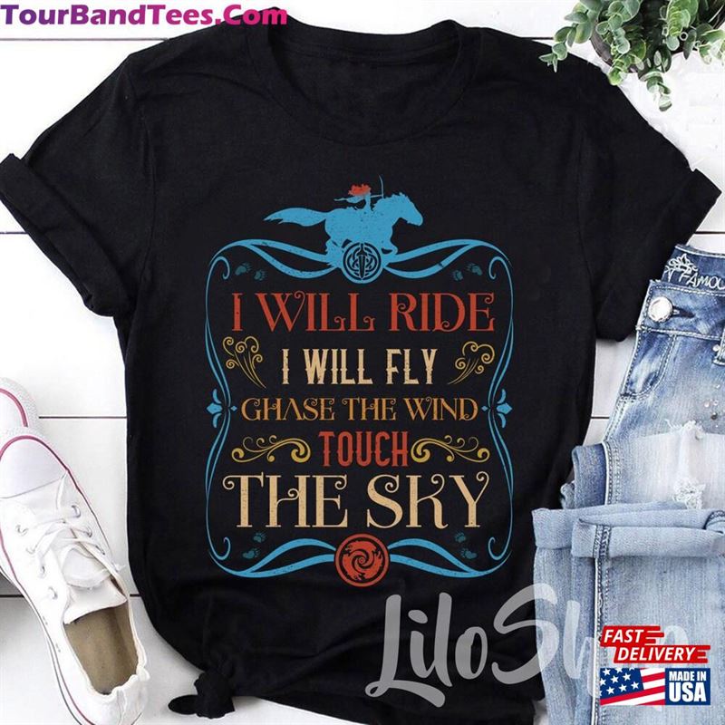 Chase The Wind And Touch Sky Princess Merida Brave Magic Kingdom Shirt Birthday Christmas Gifts T-Shirt Unisex 29Uf152432 – Utopia Fashion