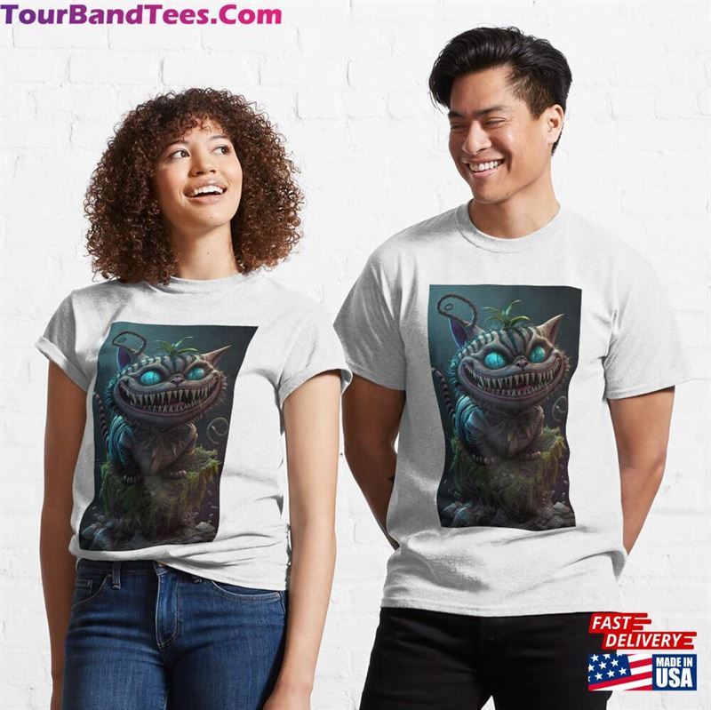 Cheshire Cat Classic T-Shirt Unisex 29Uf147328 – Utopia Fashion