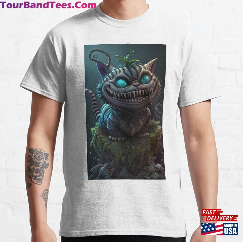 Cheshire Cat Classic T-Shirt Unisex 29Uf147328 – Utopia Fashion