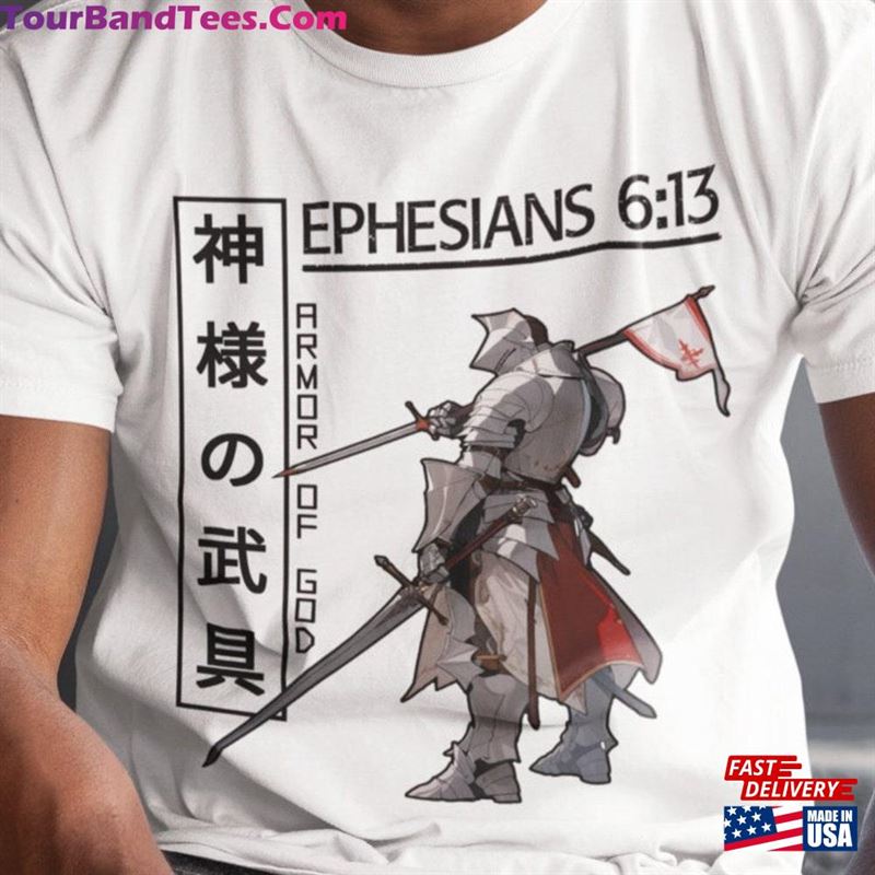 Christian Anime T-Shirt Armor Of God ( Quot Kamisama No Bugu ) Medieval Knight Manga Classic Sweatshirt 29Uf157445 – Utopia Fashion