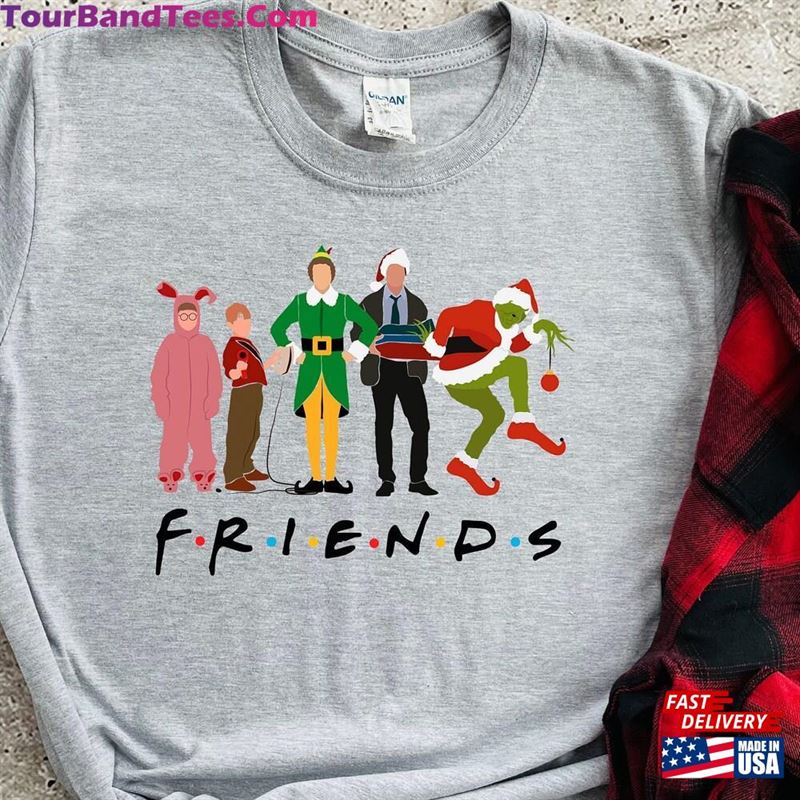 Christmas Friends Shirt Movie Watching Gift Idea Sweatshirt Unisex 29Uf142028 – Utopia Fashion