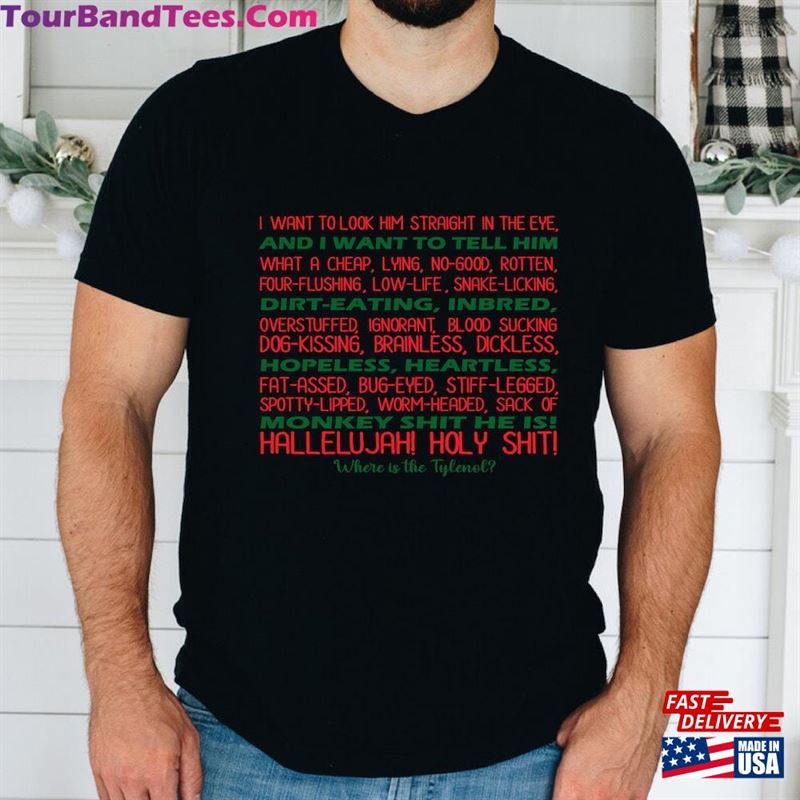 Christmas Vacation Rant Shirt Where’S The Tylenol Unisex T-Shirt 29Uf147157 – Utopia Fashion