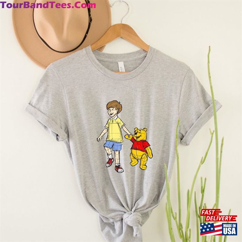 Christopher Robin And Pooh Shirt Winnie The Cute Bear Unisex Hoodie 29Uf164523 – Utopia Fashion