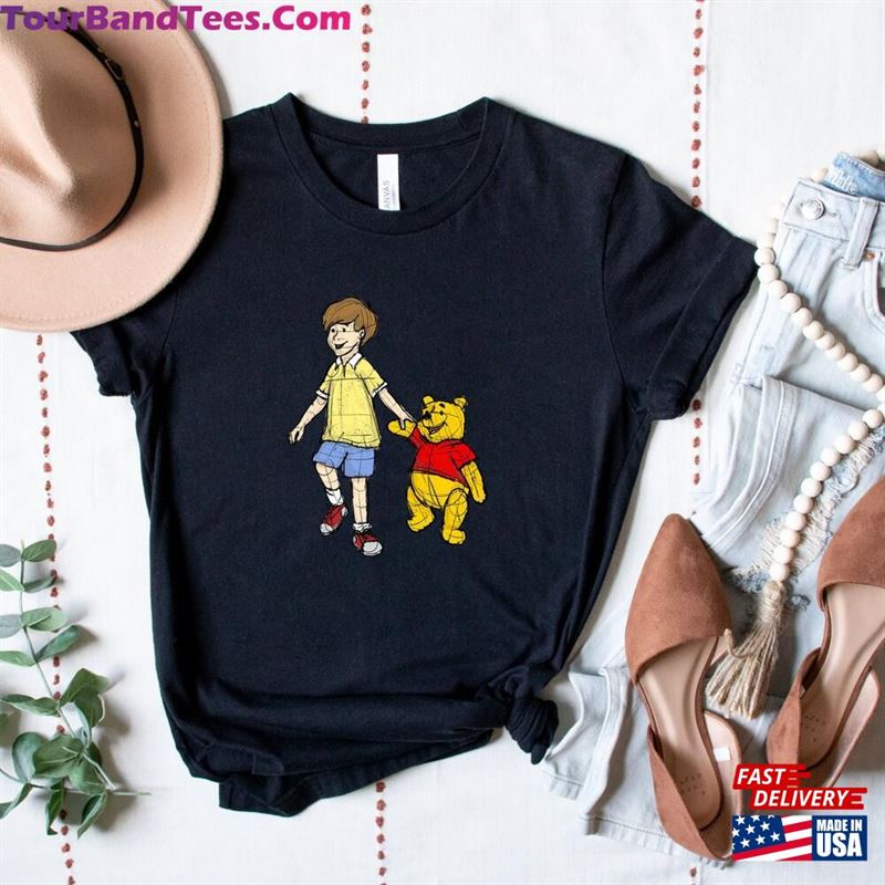 Christopher Robin And Pooh Shirt Winnie The Cute Bear Unisex Hoodie 29Uf164523 – Utopia Fashion