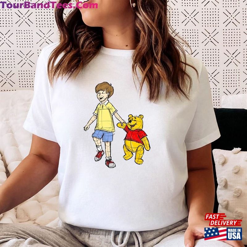 Christopher Robin And Pooh Shirt Winnie The Cute Bear Unisex Hoodie 29Uf164523 – Utopia Fashion