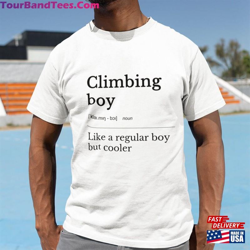 Climbing Boy T Shirt Funny For Men Women Classic Hoodie 29Uf152343 – Utopia Fashion