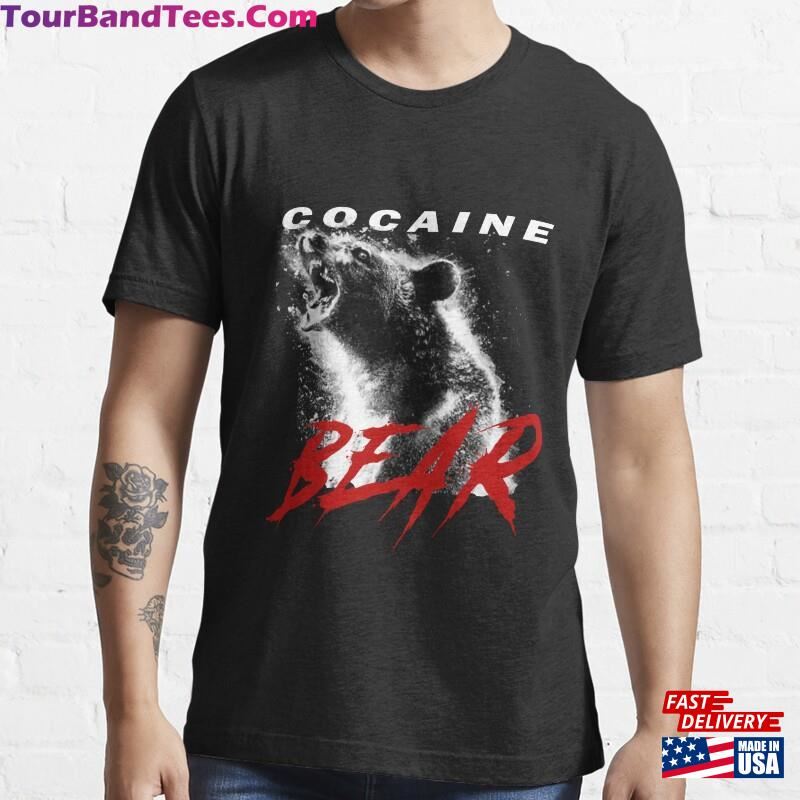 Cocaine Bear Essential T-Shirt Classic 29Uf152292 – Utopia Fashion