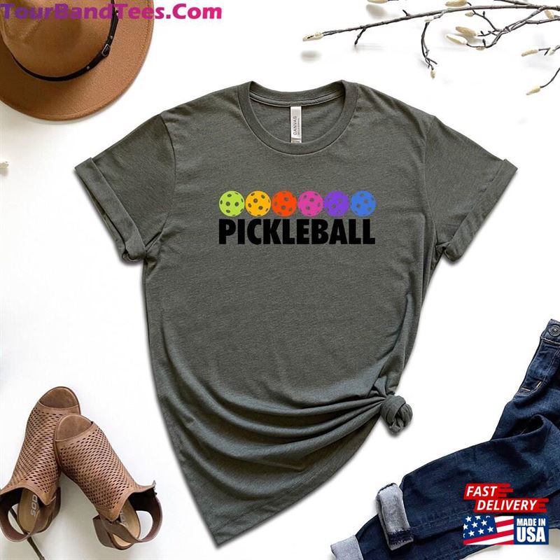 Colorful Gift For Pickle Ball Player Shirt Sport Gym Lover Rainbow Unisex Sweatshirt 29Uf147154 – Utopia Fashion