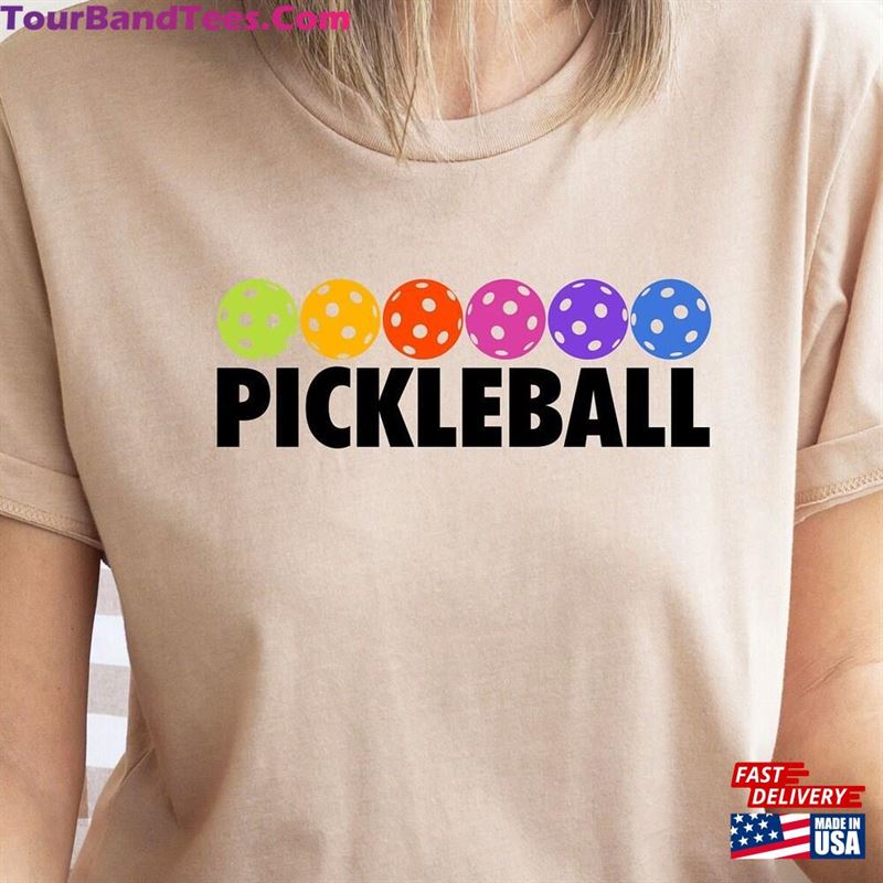 Colorful Gift For Pickle Ball Player Shirt Sport Gym Lover Rainbow Unisex Sweatshirt 29Uf147154 – Utopia Fashion