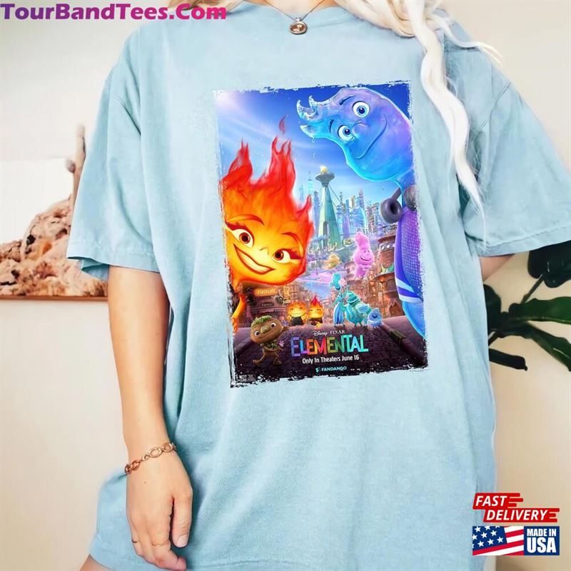 Comfort Colors Disney Elemental Movie Poster Graphic Shirt Pixar Family Trip T-Shirt Sweatshirt 29Uf142038 – Utopia Fashion