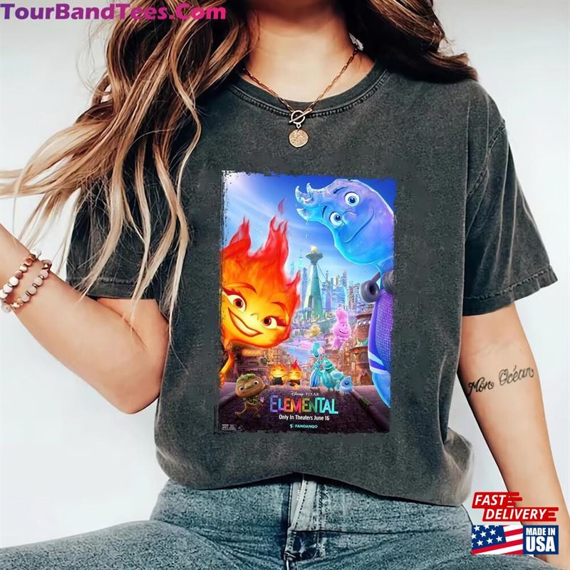 Comfort Colors Disney Elemental Movie Poster Graphic Shirt Pixar Family Trip T-Shirt Sweatshirt 29Uf142038 – Utopia Fashion