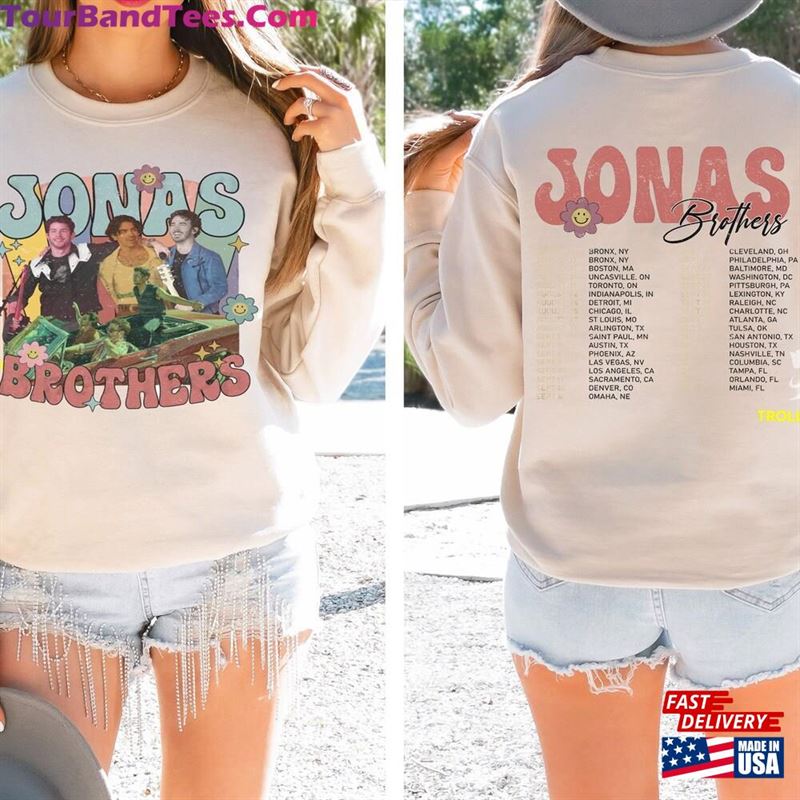 Comfort Colors Jonas Brothers Two Shirt Brother Merch Retro Sides Sweatshirt T-Shirt 29Uf147470 – Utopia Fashion