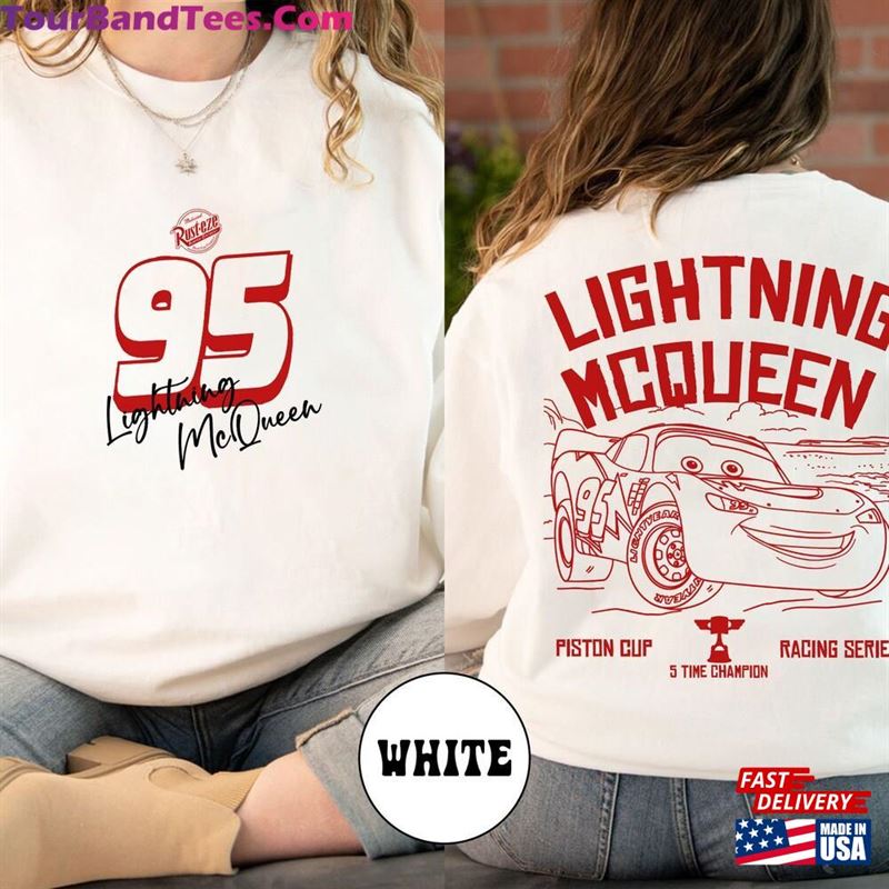 Comfort Colors Lighting Mcqueen Shirt Cars Movie Disney Classic Sweatshirt 29Uf152417 – Utopia Fashion