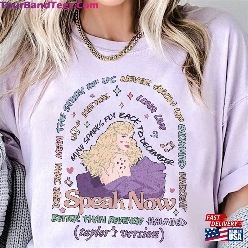 Comfort Colors Speak Now Tracklist Tee Taylor Swiftie Merch Concert Hoodie Sweatshirt 29Uf147509 – Utopia Fashion