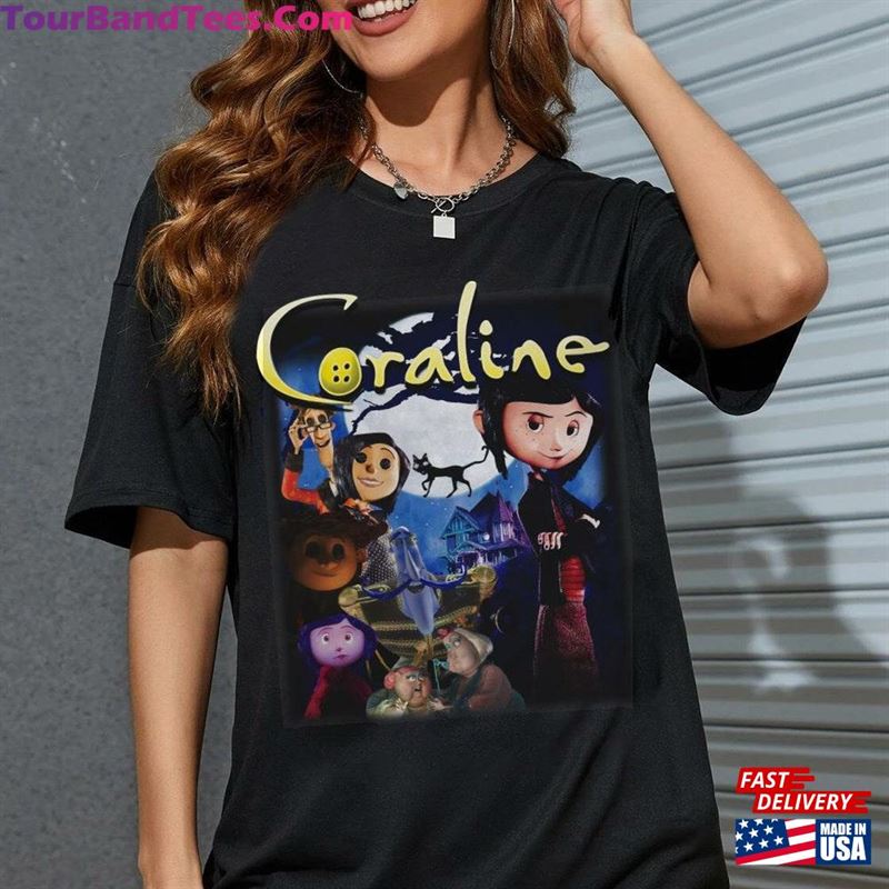 Coraline Unisex Shirt Halloween Horror Movie Lovers Gift Hoodie Classic 29Uf152395 – Utopia Fashion