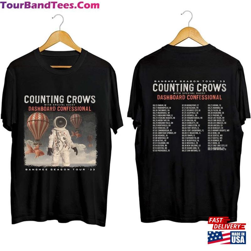 Counting Crows Banshee Season Tour Shirt Band Fan Concert Hoodie Sweatshirt 29Uf152128 – Utopia Fashion