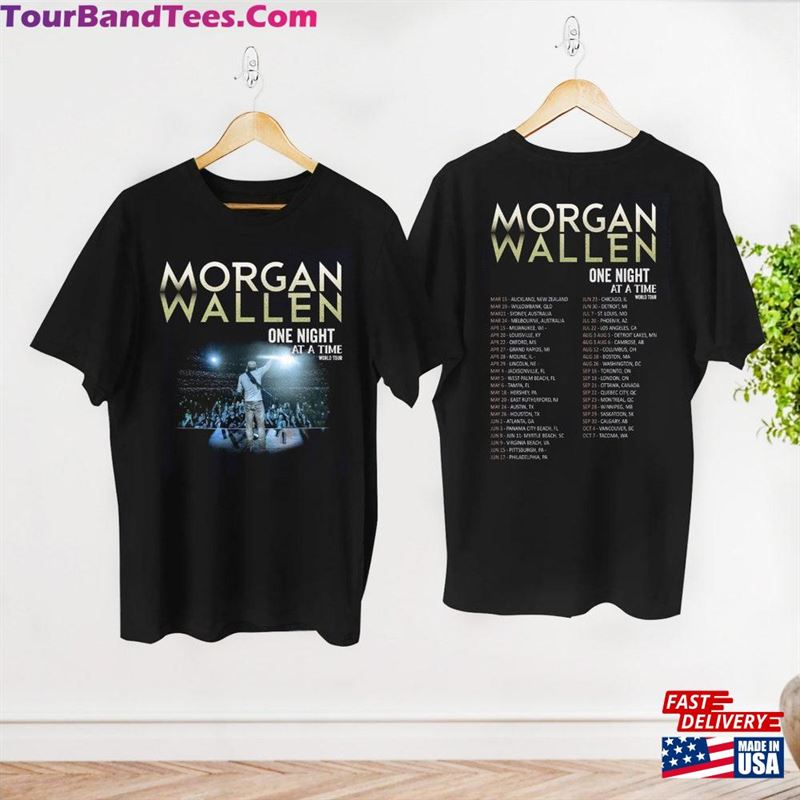 Cowboy Morgan Wallen Shirt Tour T-Shirt One Night At A Time Sweatshirt Unisex 29Uf157371 – Utopia Fashion